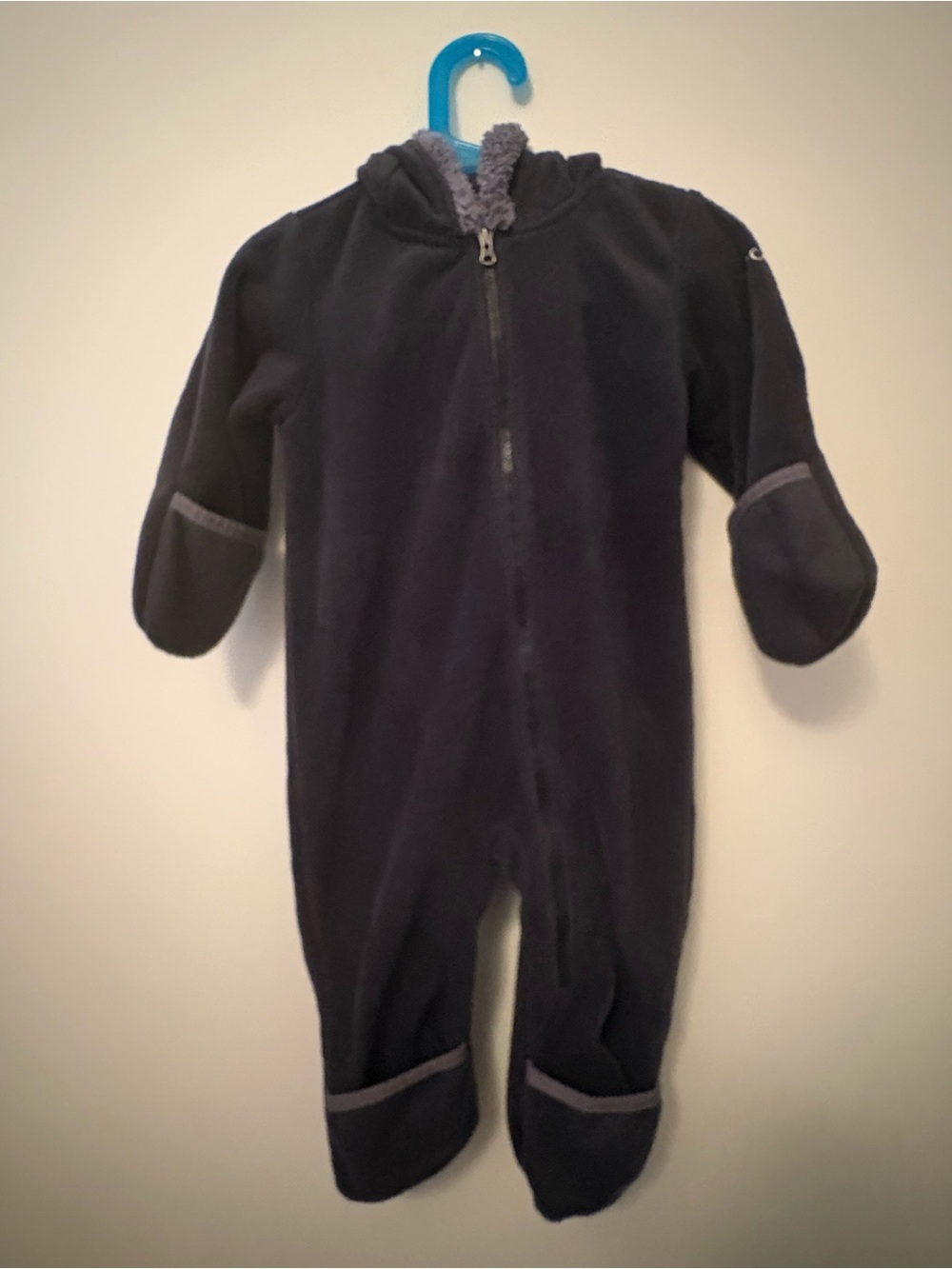 Columbia Sportswear Infant Charcoal Fleece Bunting 1 piece (18-24 Months)